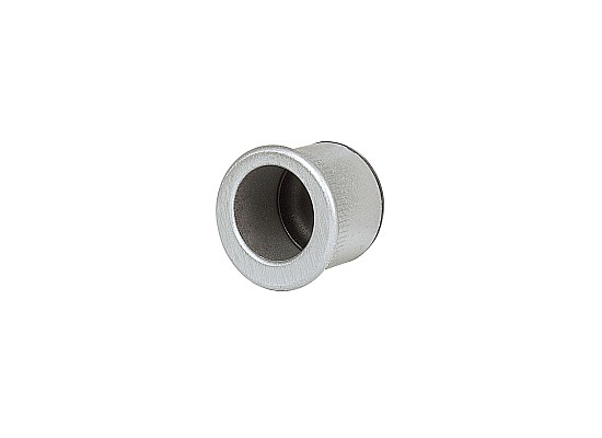 Pull Ring - round - chrome satin