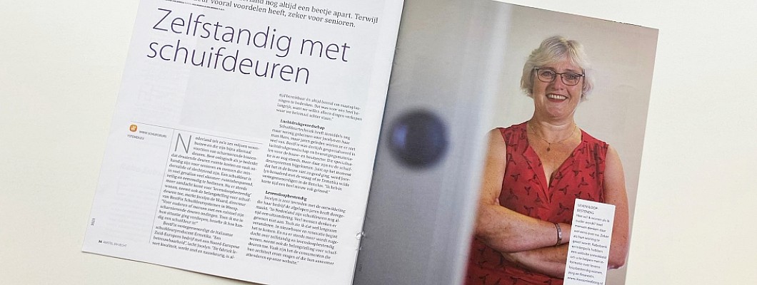 Interview in het magazine Dichterbij