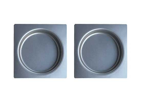 Deurgreep - vierkant - aluminium Deurgreep - vierkant - aluminium