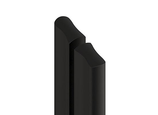 Tempo door handle, black