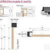 Absolute Swing frame + door panel