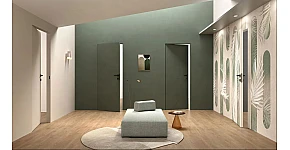 Need a hinged door with an invisible frame?