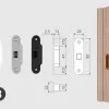 Touch Key - magnetic lock for cylinder Touch Key - magnetic lock for cylinder