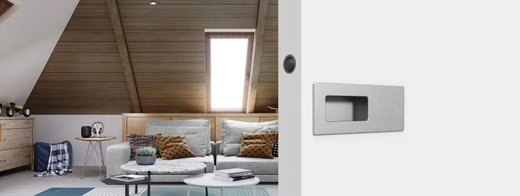 How to make a sliding door under a slanted ceiling? How to make a sliding door under a slanted ceiling?