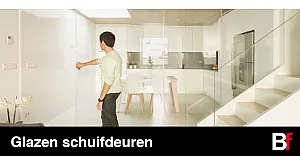 Glazen schuifdeuren voor een modern en slim interieur