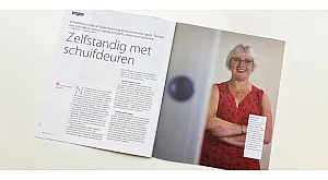 Interview in het magazine Dichterbij