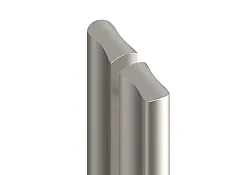 Tempo door handle, silver Tempo door handle, silver