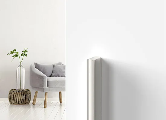 Tempo door handle, silver Tempo door handle, silver