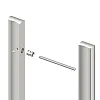Tempo door handle, silver Tempo door handle, silver