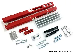 Set Retrac 100 met 2x KSC Set Retrac 100 met 2x KSC