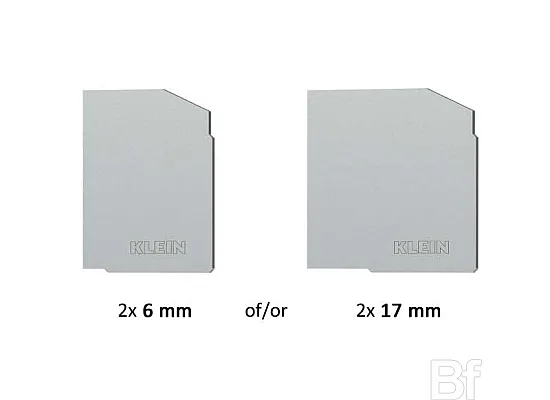 End caps (2 pcs) End caps (2 pcs)