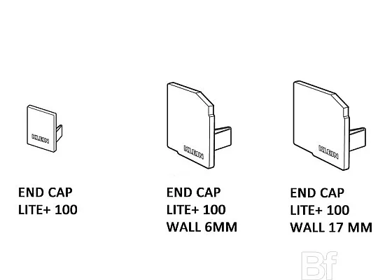 End caps (2 pcs) End caps (2 pcs)