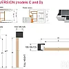 Absolute Swing frame + door panel Absolute Swing frame + door panel
